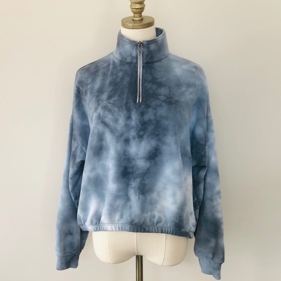 American Eagle Large Blue Stone Washed Sweatshirt - Picture 1 of 8